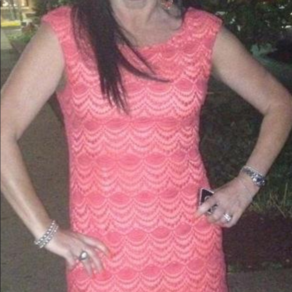 Lace mini dress